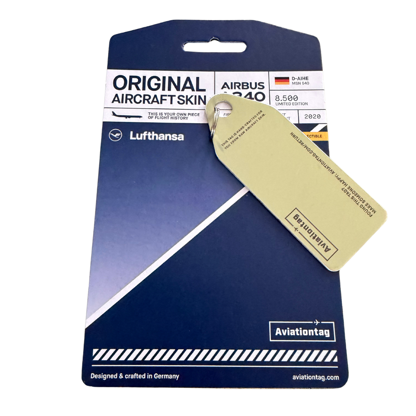Aviationtag Lufthansa Airbus A340 (D-AIHE) -Duo