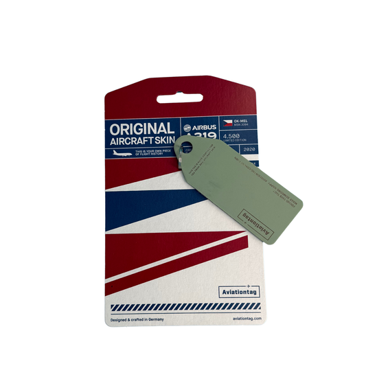 Aviationtag – Airbus A319 – OK-MEL – CSA Czech Airlines – Tricolor