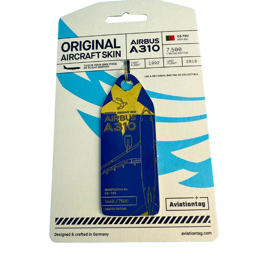 Aviationtag SATA Airbus A310 Europa Flagge
