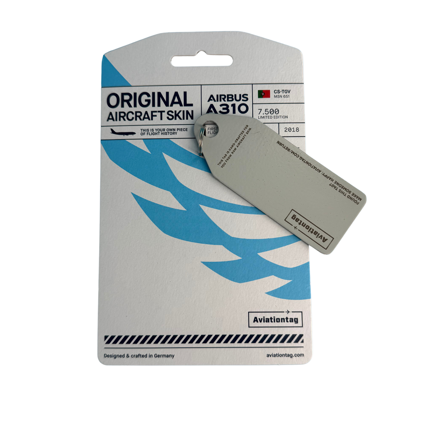 Aviationtag SATA Airbus A310 Europa Flagge