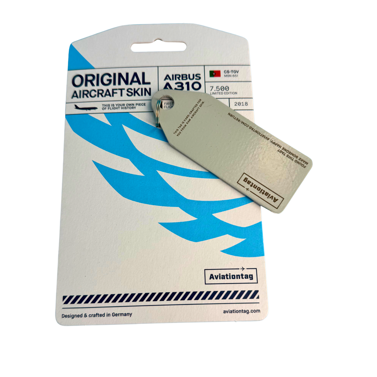 Aviationtag SATA Airbus A310 Europa Flagge