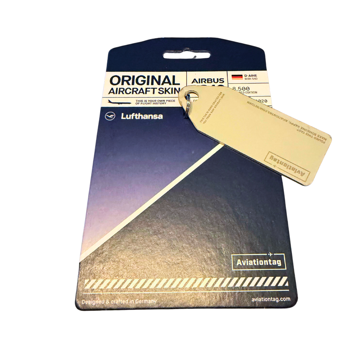 Aviationtag Lufthansa Airbus A340  (D-AIHE) -Duo
