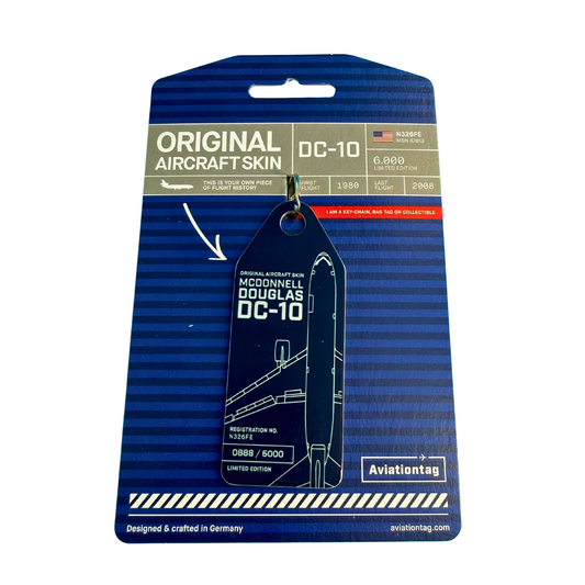 Aviationtag – McDonnell Douglas DC-10 – N326FE – Blau
