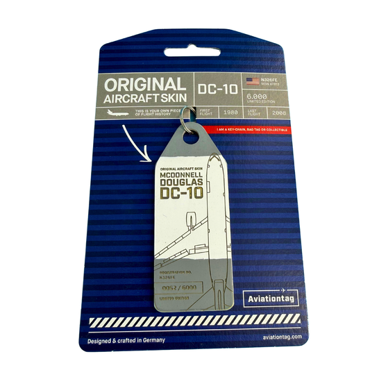 Aviationtag – McDonnell Douglas DC-10 – N326FE – Grau/Weiß
