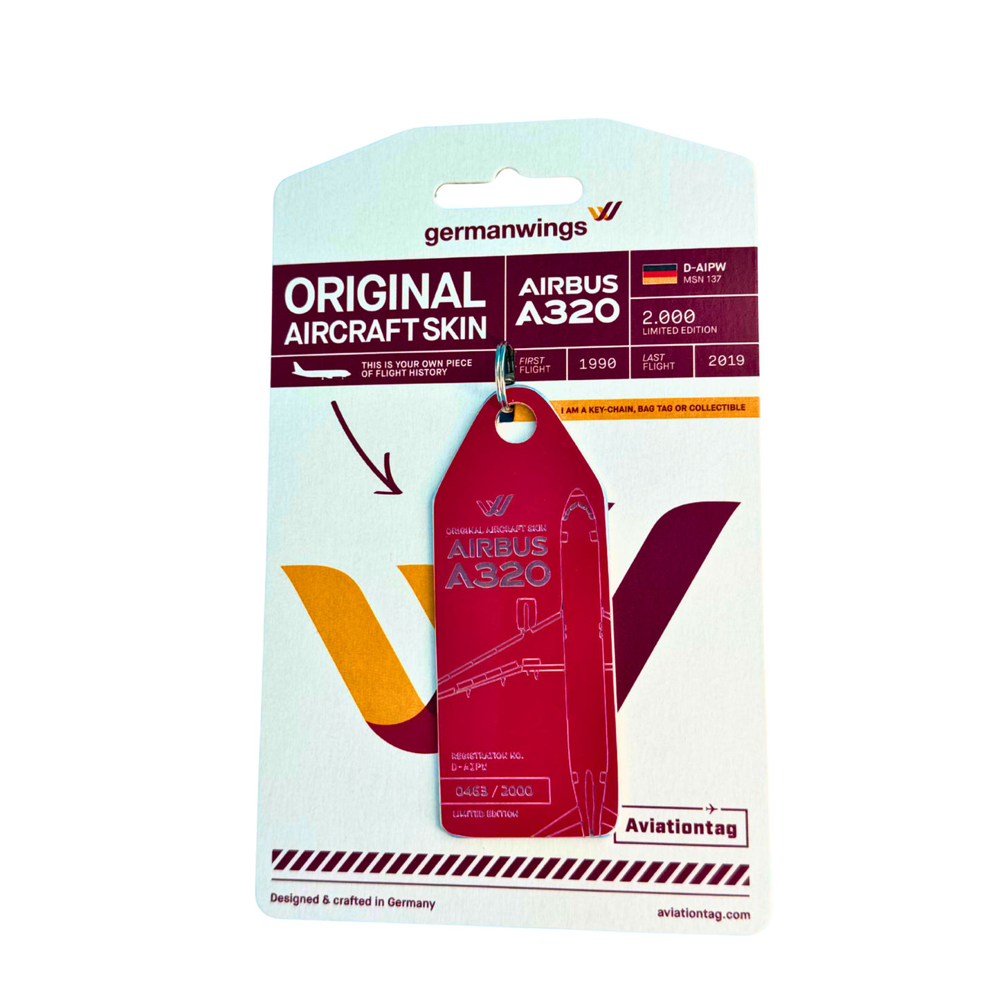 Aviationtag – Airbus A320 – D-AIPW – Germanwings – PINK