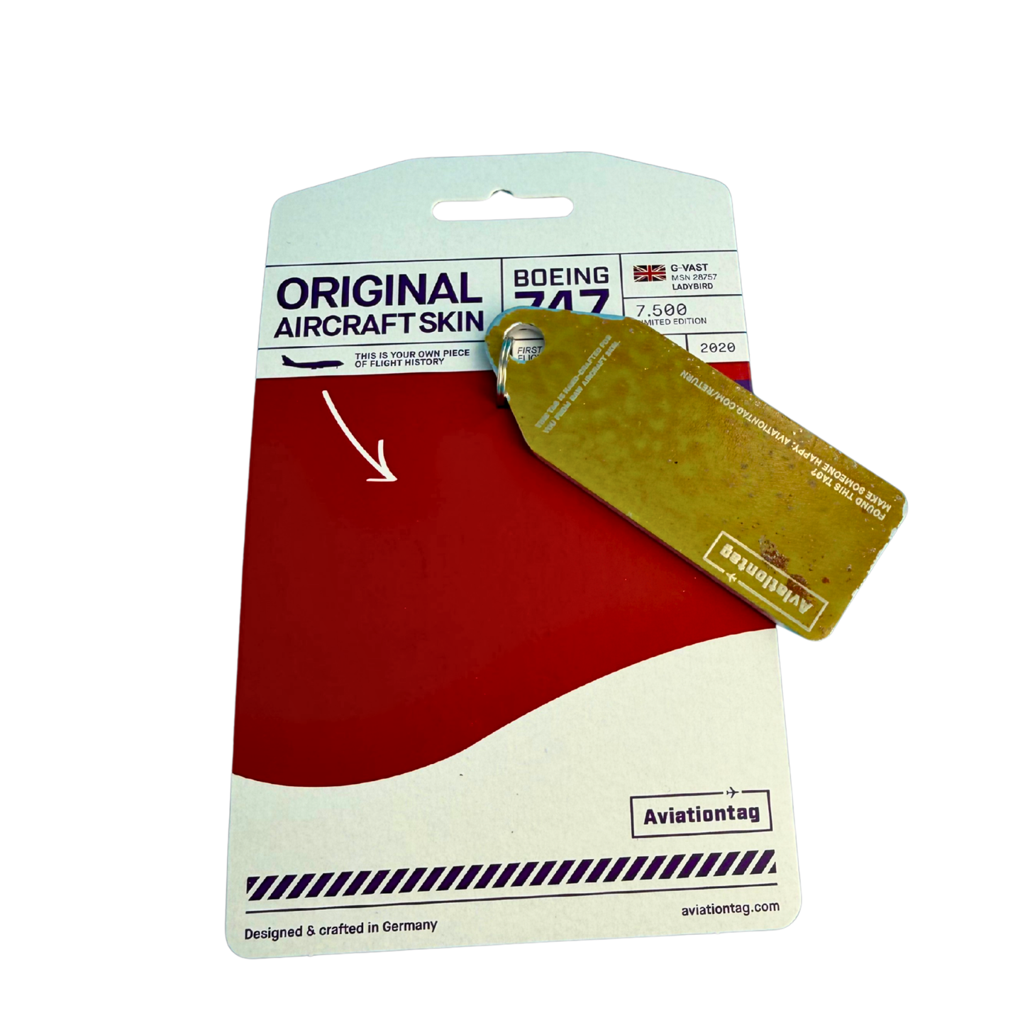 Aviationtag – Boeing 747 „G-VAST“ – Virgin Atlantic – Purpl