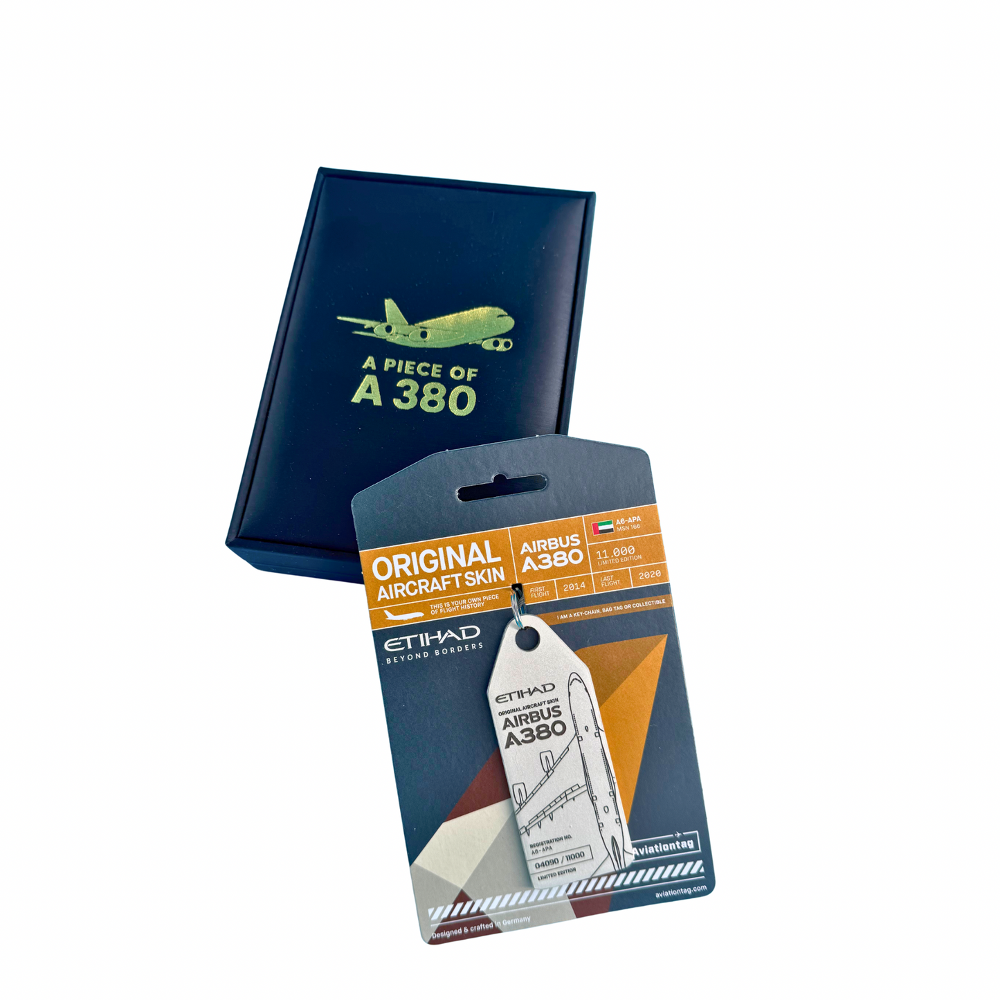 Aviationtag Airbus A380 PLATINUM – Displaybox Edition