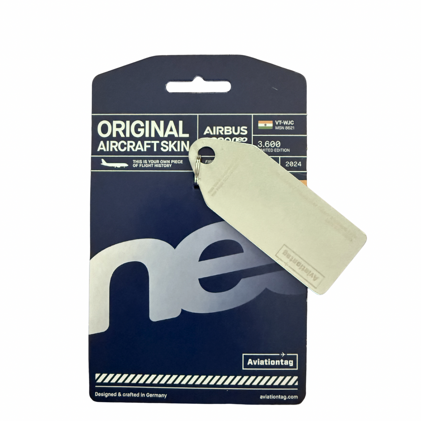Aviationtag – Airbus A320neo (VT-WJC) | Flagge -DUO